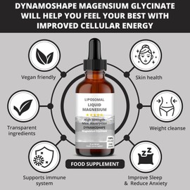 Magnesium Liposomal Supplement. Highly absorbable for Optimal Energy, Muscle Health, Brain Health and General Immune Support