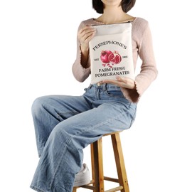 PYOUL Greek Goddess Inspired by Persephone's Pomegranate Book Cover Greek Mythology Book Cover Greek Bookish Poet Gift (Pomegranate BS)