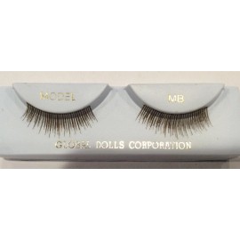 Global 7/8”  Medium Brown Doll Eyelashes By Global