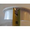 D&W 6 7/8" WHITE Round Ceiling A/C Vent 1 1/2"