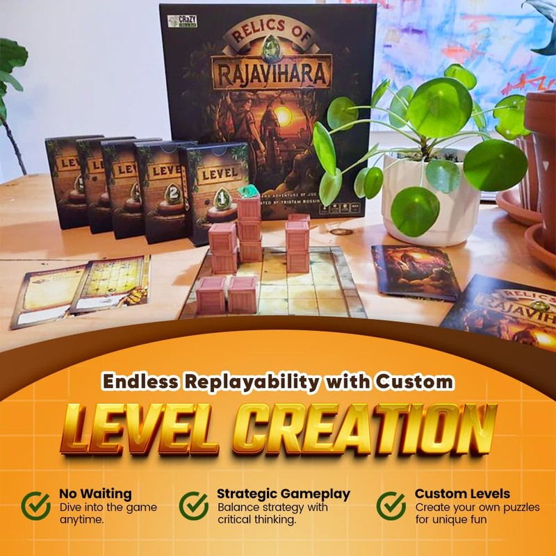 Crazy Like a Box Relics of Rajavihara – Solo Puzzle