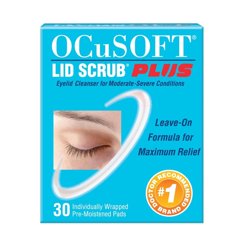 OCuSOFT Lid Scrub Plus, Pre-Moistened Pads, 30 Count