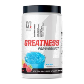 Undefined Nutrition Greatness Pre-Workout by Brian Shaw – Fruit Punch (30 Servings) – 6 g Citrulline Malate & 3.2 g Beta Alanine for Better Pumps, Energy, Focus and Strength for Men & Women