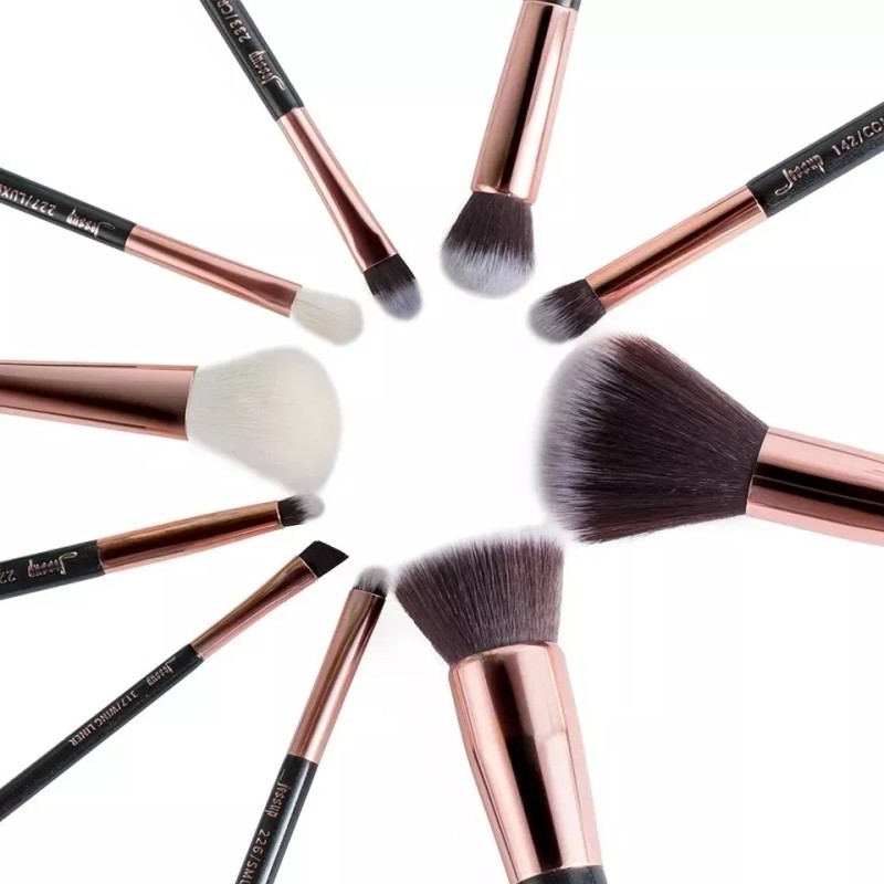 Jessup Set Brochas Maquillaje Profesional 10pz Jessup Originales