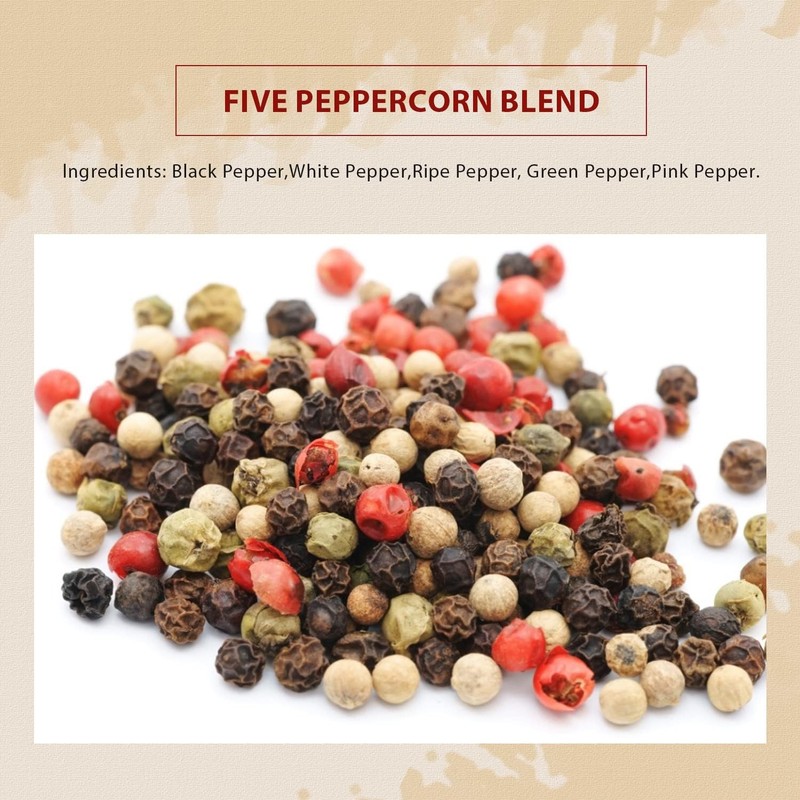 52USA Rainbow Peppercorns, 12oz, Peppercorn for Grinder Refill, Non-GMO, Kosher,