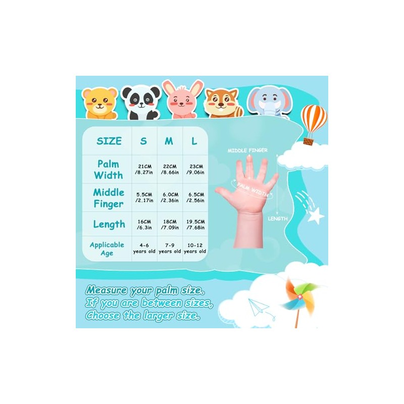 Guantes de invierno para niños y niñas, guantes de nieve