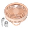 2 in 1 Desktop Fan ABS PP 4000mah 3 Gears