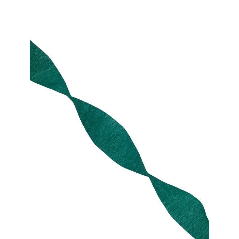 K-Kraft USA-Made Dark Forest Hunter Green Crepe Paper Streamers, 2
