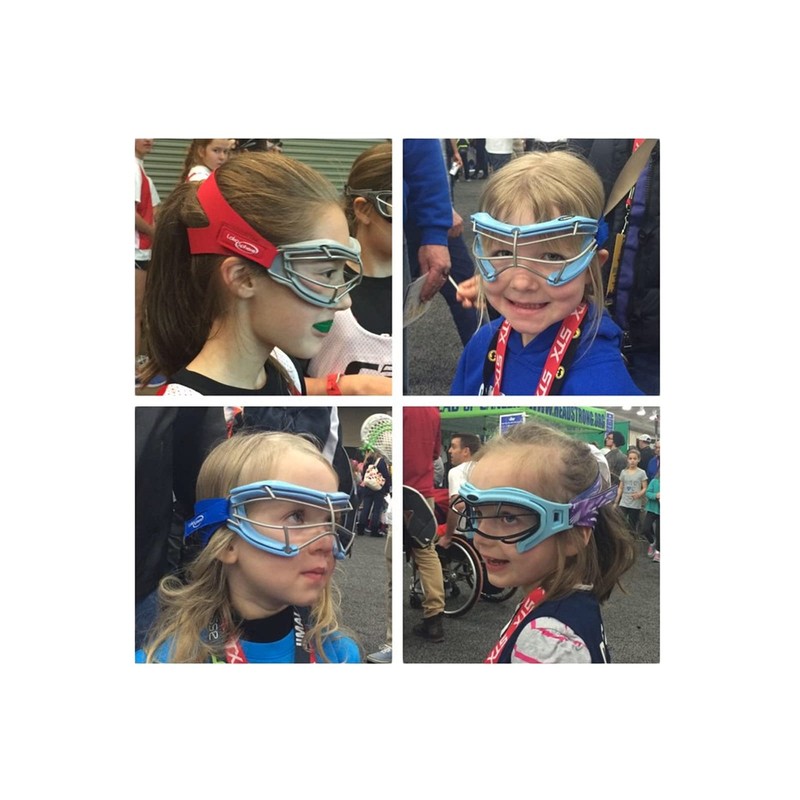 LokoSphere Goggle Strap, One Size, Peace Lime