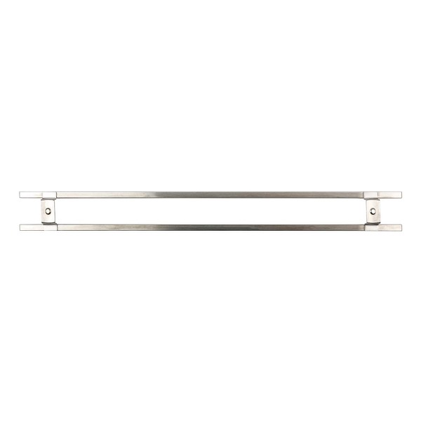 Rockingham Forge MK-600SS 24” Magnetic Stainless Steel Knife Rack with 6 Utensil Hooks and Wall Fixings