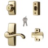 Ideal Security GL Door Lever Set with Keyed Deadbolt Lock