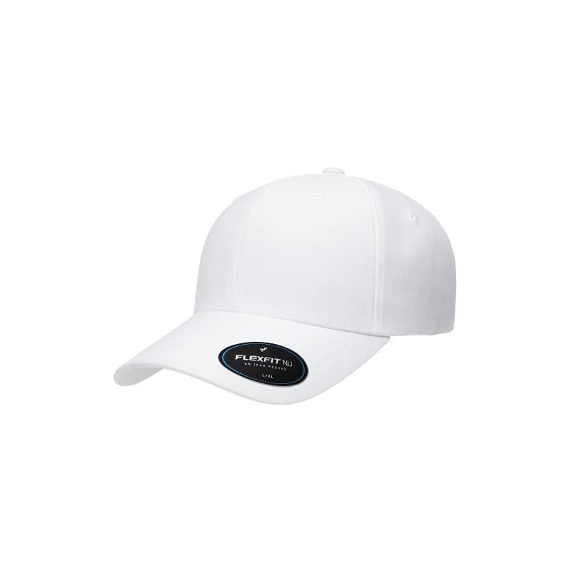 Flexfit Womens Nu Baseball Cap, White, Large-X-Large US