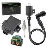 Igniter CDI and Starter Solenoid Relay Ignition Coil for Kawasaki