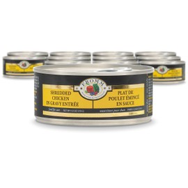 Fromm Four-Star Nutritionals Shredded Chicken in Gravy Entrée - Premium Wet Cat Food - Chicken Recipe - Case of (12) 5.5 oz Cans