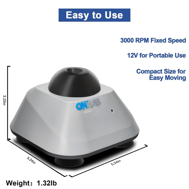 ONiLAB Mini Vortex Mixer with Touch Function, Lab Mixing, Nail