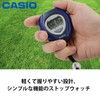 CASIO HS-6-2JH Stopwatch, Lap Time, Split Measurement, Silent, Blue
