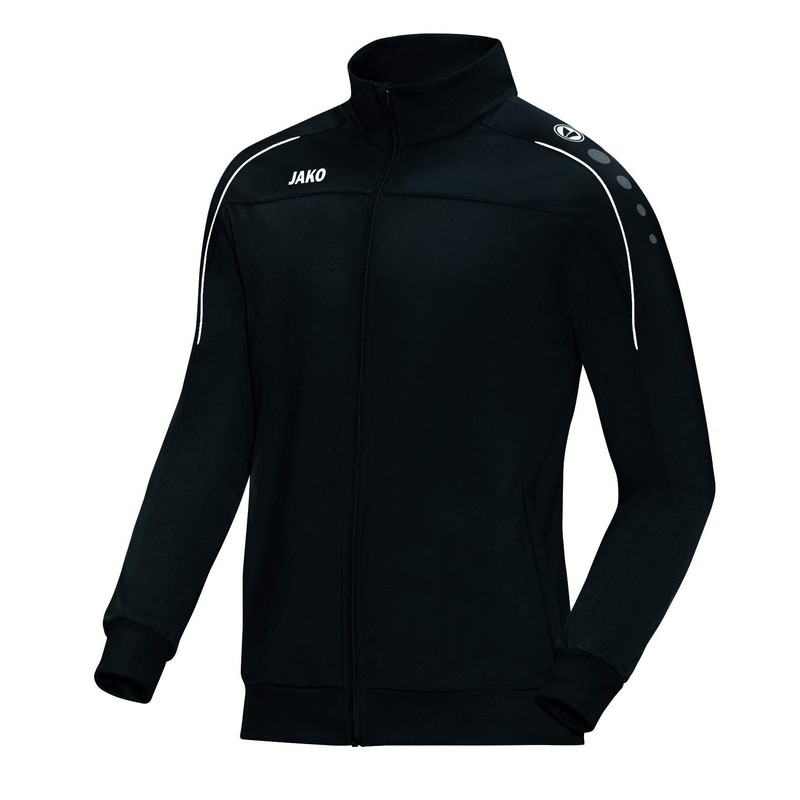 Jako Children’s Classico Polyester Tracksuit, black, 128