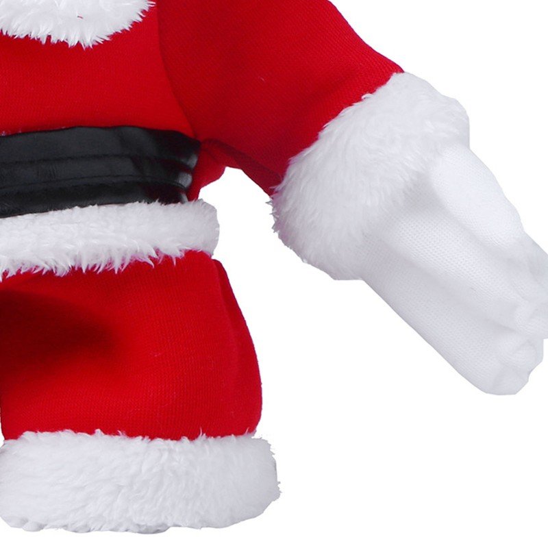 Dog Christmas Costumes Red Color Multifunctional Cute Dog Santa Suit
