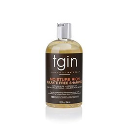 tgin Moisture Rich Sulfate Free Shampoo For Natural Hair - Dry Hair - Curly Hair, 13oz