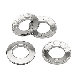 Cragar SS Mag Center Washer Chrome OD 1.25" Pack of 20 with Wheel Side Letter Stamp