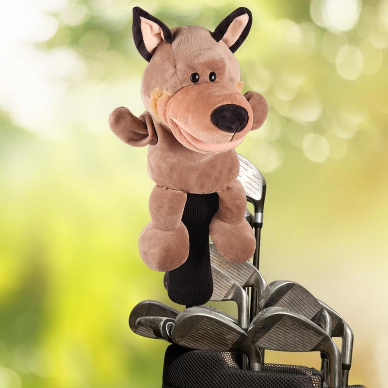 SHABIER Plush Novelty Animal Golf Driver Head Cover for 460cc