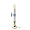 Creative Hobbies Electric Window Candle Lamp with LED Bulb, Brass