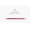 Box of 10 Doms Deep Dark Graphite HB Pencils with