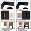 AVEKO No Drill Under Desk Cable Management Tray, 36" Desk