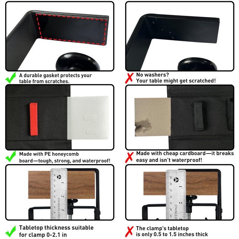AVEKO No Drill Under Desk Cable Management Tray, 36" Desk