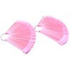 2 Sets 100 Tips Fan Shape Plastic Nail Art Tips