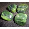 Green Jade Nephrite tumbled & polished crystal healing natural gemstones