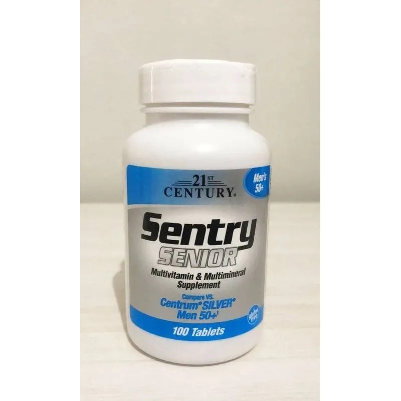 21st Century Sentry Senior Suplemento Vitaminas Hombre 50plus 100 Tabletas