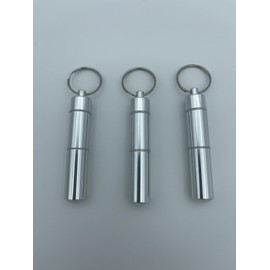 [Portable] Aluminum Toothpick Holder - Compact, waterproof, composed of 3 parts, can be combined freely. Toothpick Holder Toothpick Holder Cotton Swab Holder Toothpick Holder Storage Trinket Holder Portable (Pack of 3)
