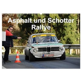 Asphalt und Schotter Rallye (Wandkalender 2026 DIN A2 quer), CALVENDO Monatskalender: Rallyefahrzeuge auf Schotter und Asphalt (CALVENDO Mobilitaet)
