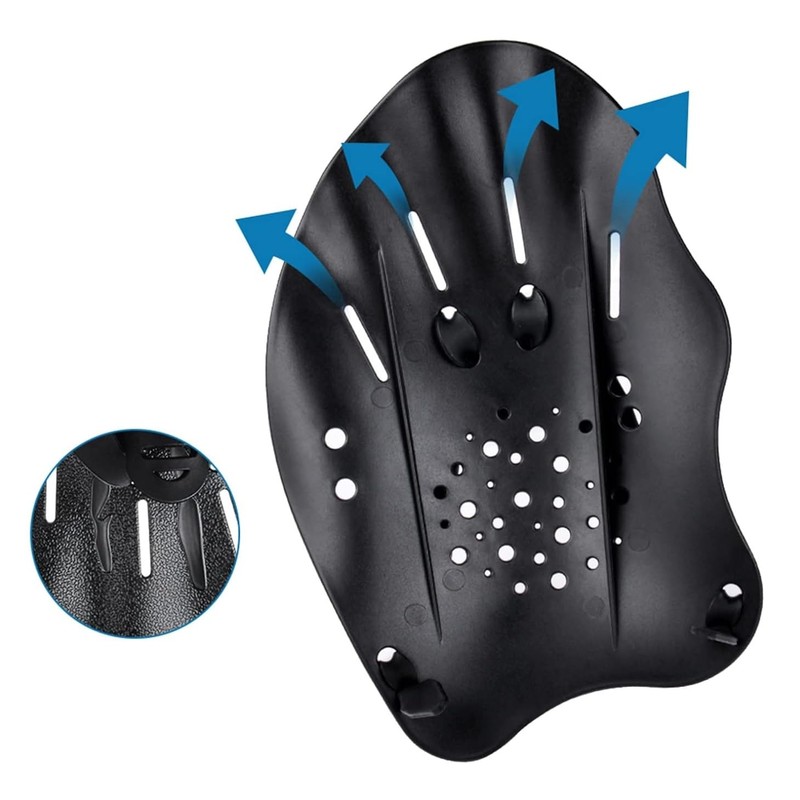 KOMUNJ 1 Pair Hand Paddles for Swimming, Swimming Paddles with