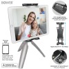 Bower Tripod Mount Holder for Smartphones & Cameras, Adjustable and