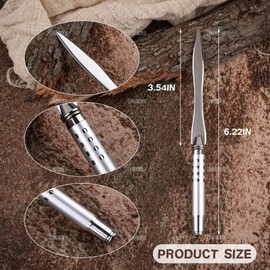 AUEAR, Silver Metal Letter Opener Hand Envelope Slitter for Office Home Supplies