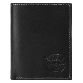 Chiemsee Genuine Leather Wallet for Men, Women, Black, 021127, black