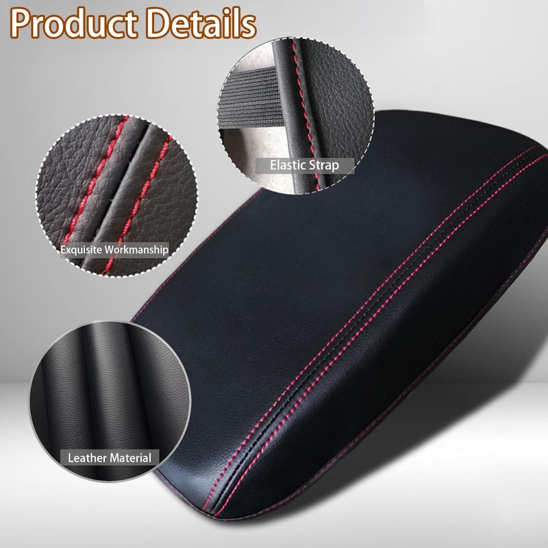 GDGZJJD Leather Car Center Console & Armrest Cover, Fit for