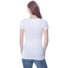 4 Pack Zenana Women's Basic V-Neck T-Shirts Large White, White,