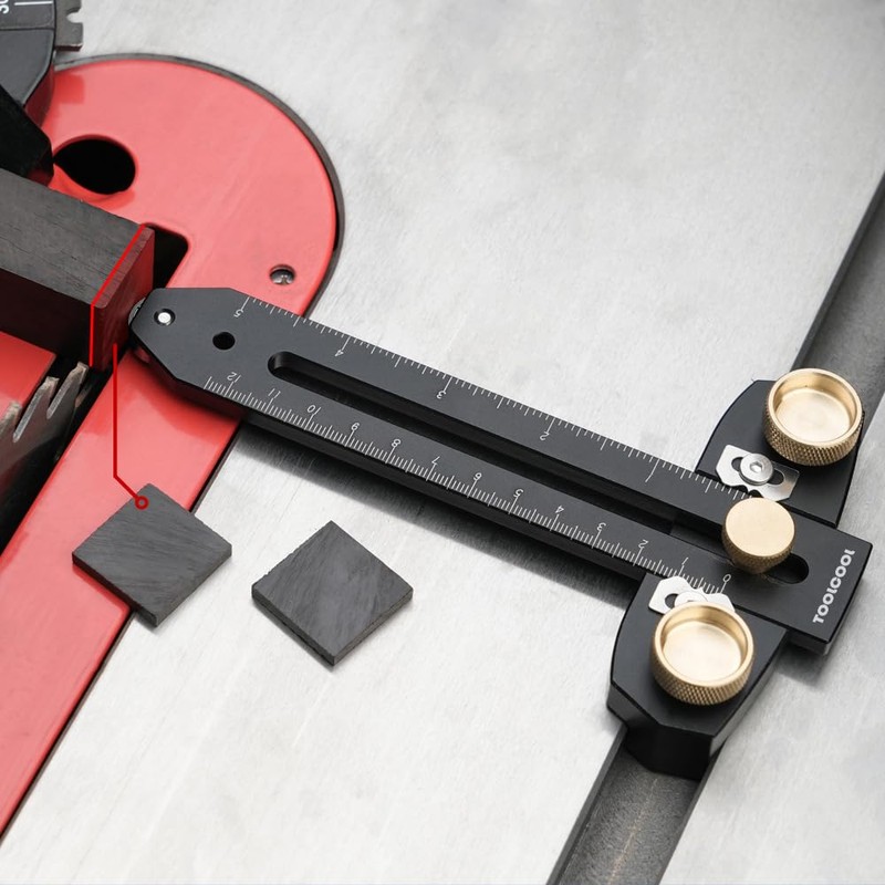 TOOLCOOL Table Saw Alignment Gauge Calibrator Dial Indicator Thin Rip