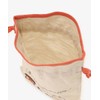 Afternoon Tea Living HT15 Embroidered Linen Drawstring Pouch, M, beige