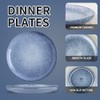 KOOV Ceramic Dinner Plates Set of 6,10.25 inch Large Dinner