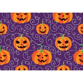 CafePress Elegant Jack O' Lanterns 8.5" x 4.5" Zipper Cosmetic Pouch