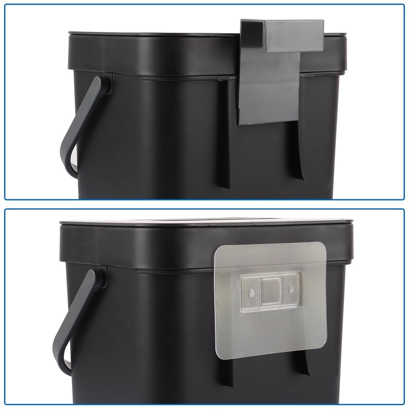 LOLYSIC Kitchen Organic Waste Container, Set of 2 (3L +