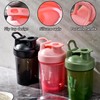 hzbaiyi Protein Shaker Bottle with Mixing Ball Leakproof Flip On