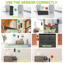 BALDR Digital Wireless Weather Station with 3 Remote sensors, Accurate Humidity Gauge & Temperature Tracking, Includes Built-in Stand and Hanging Slot, Black