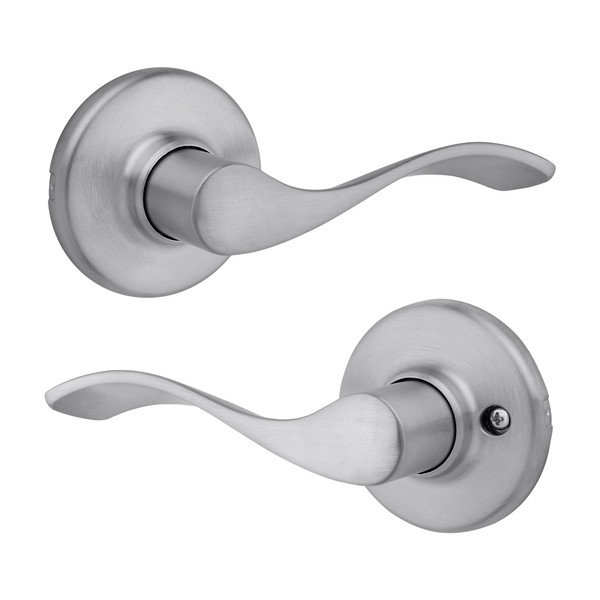 Kwikset Balboa Interior Privacy Door Handle with Lock, Door Lever