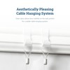 Loop Hanging Nylon Cables 2mm Diameter 72-inch - Supports 25