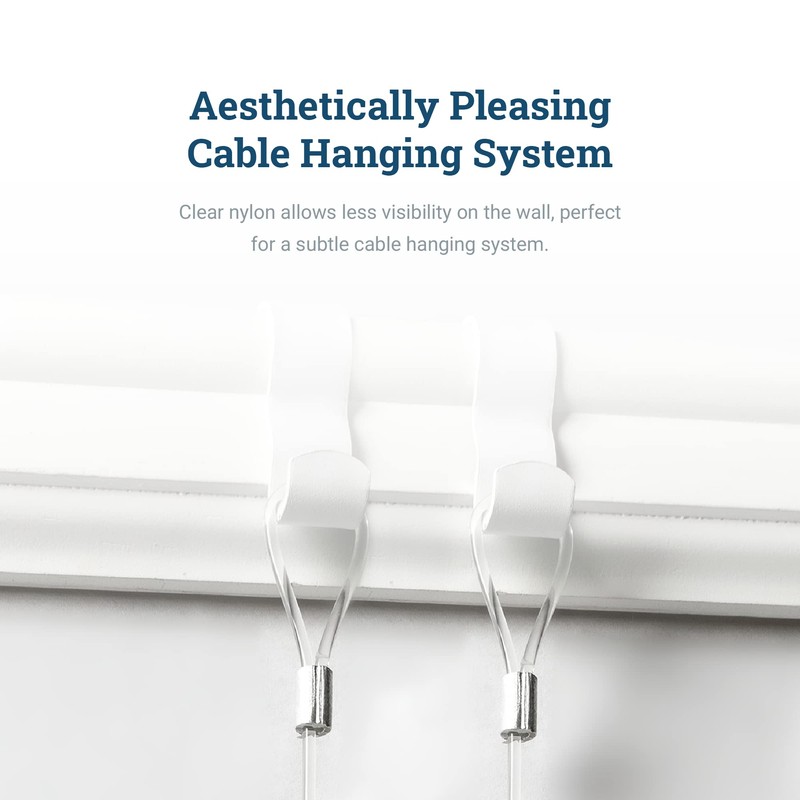 Loop Hanging Nylon Cables 2mm Diameter 72-inch - Supports 25